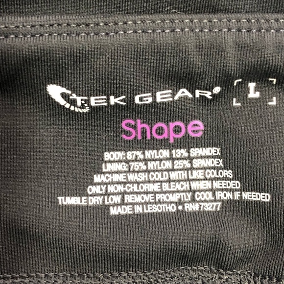 Tek Gear Charcoal Gray exercise yoga wide leg pants L - Picture 5 of 6